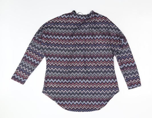 Womens UK Size M Klass Multicoloured Basic Blouse