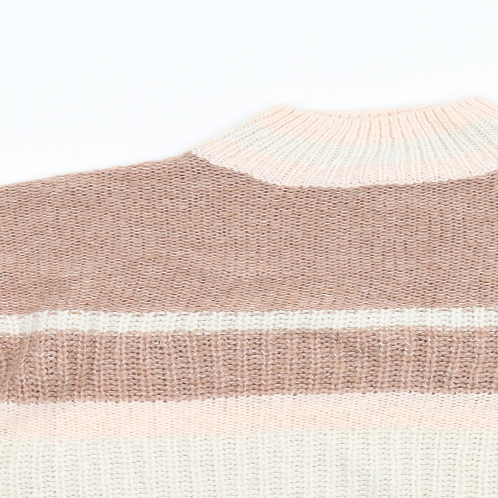 Primark Womens Pink  Knit Pullover Jumper Size M