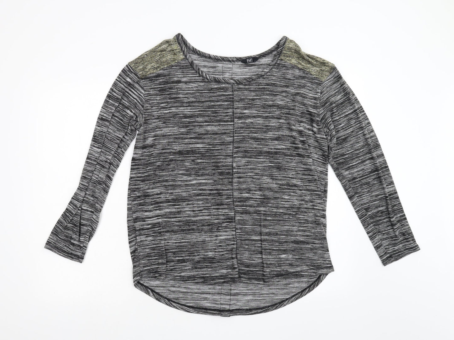 Womens UK Size 18 F&F Grey Full Zip Jumper