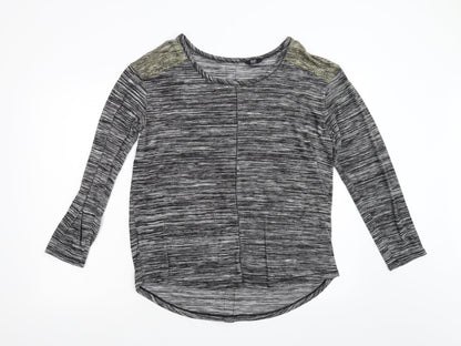 Womens UK Size 18 F&F Grey Full Zip Jumper