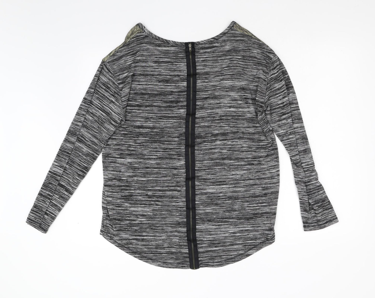 Womens UK Size 18 F&F Grey Full Zip Jumper
