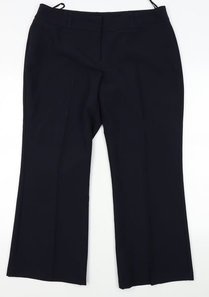F&F Womens Blue   Trousers  Size 14 L25 in