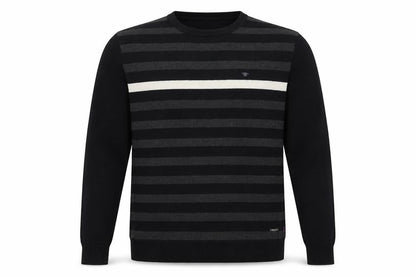 Mens UK Size M TOM TAILOR Black Pullover Jumper