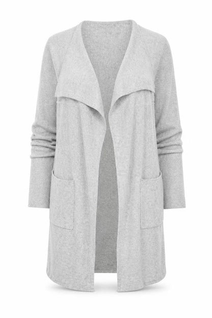 Topshop Womens Grey   Wrap Jumper Size 10