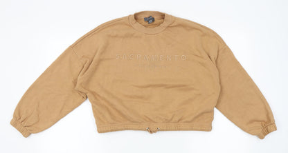 Primark Womens Orange   Pullover Sweatshirt Size S