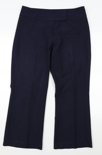 Womens UK Size 14 F&F Regular Fit  Blue Trousers