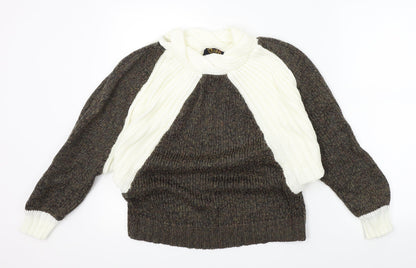 Anita Womens Brown   Pullover Jumper Size M