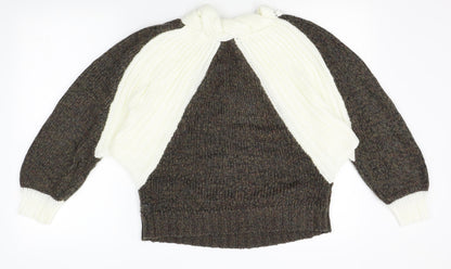 Anita Womens Brown   Pullover Jumper Size M
