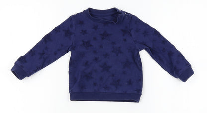 TU  Blue   Pullover Jumper Size 6-9 Months