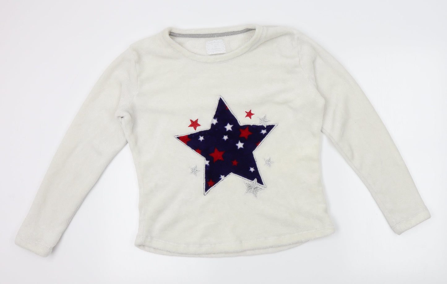 Womens UK Size M Matalan White Pullover Jumper