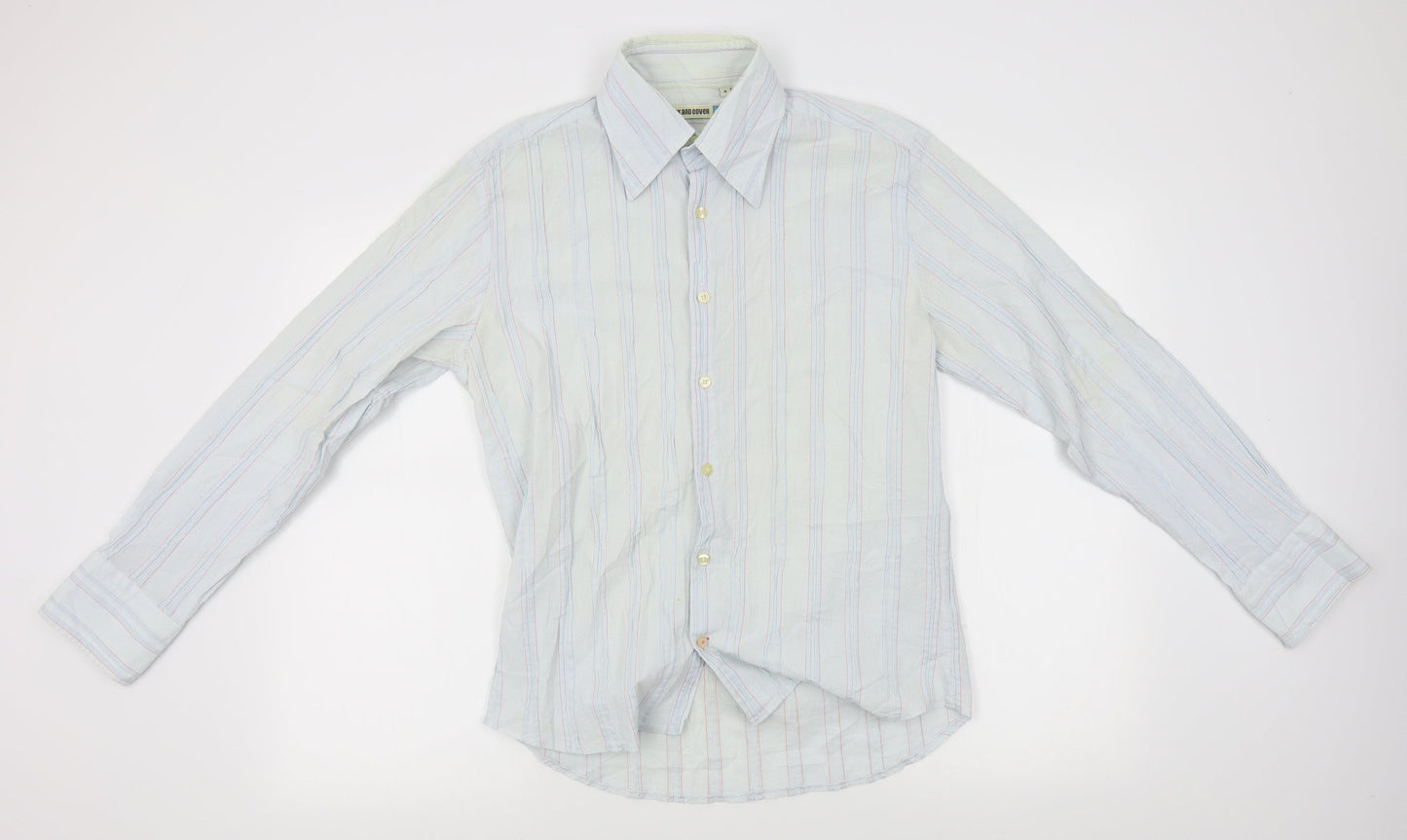 Mens UK Size M Duck and Cover Blue  Button-Up Long Sleeve Casual Shirt