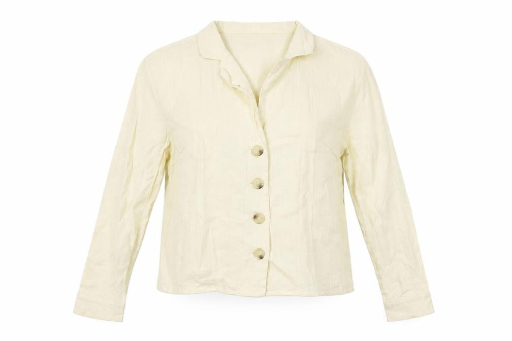 Womens UK Size 12 Nasty Gal Yellow Basic Button-Up