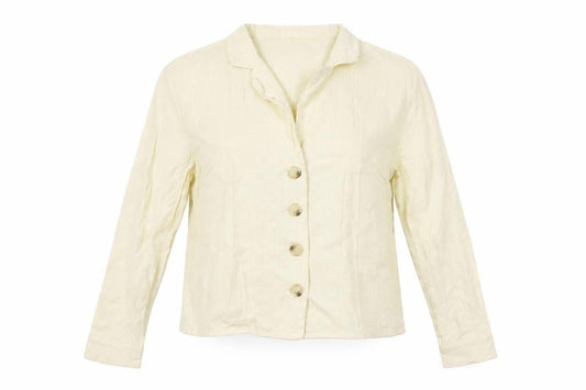 Womens UK Size 12 Nasty Gal Yellow Basic Button-Up