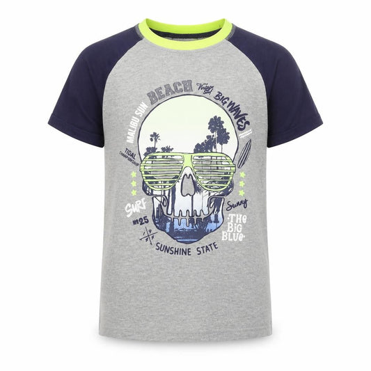 George Boys Grey    Pyjama Top Size 9-10 Years