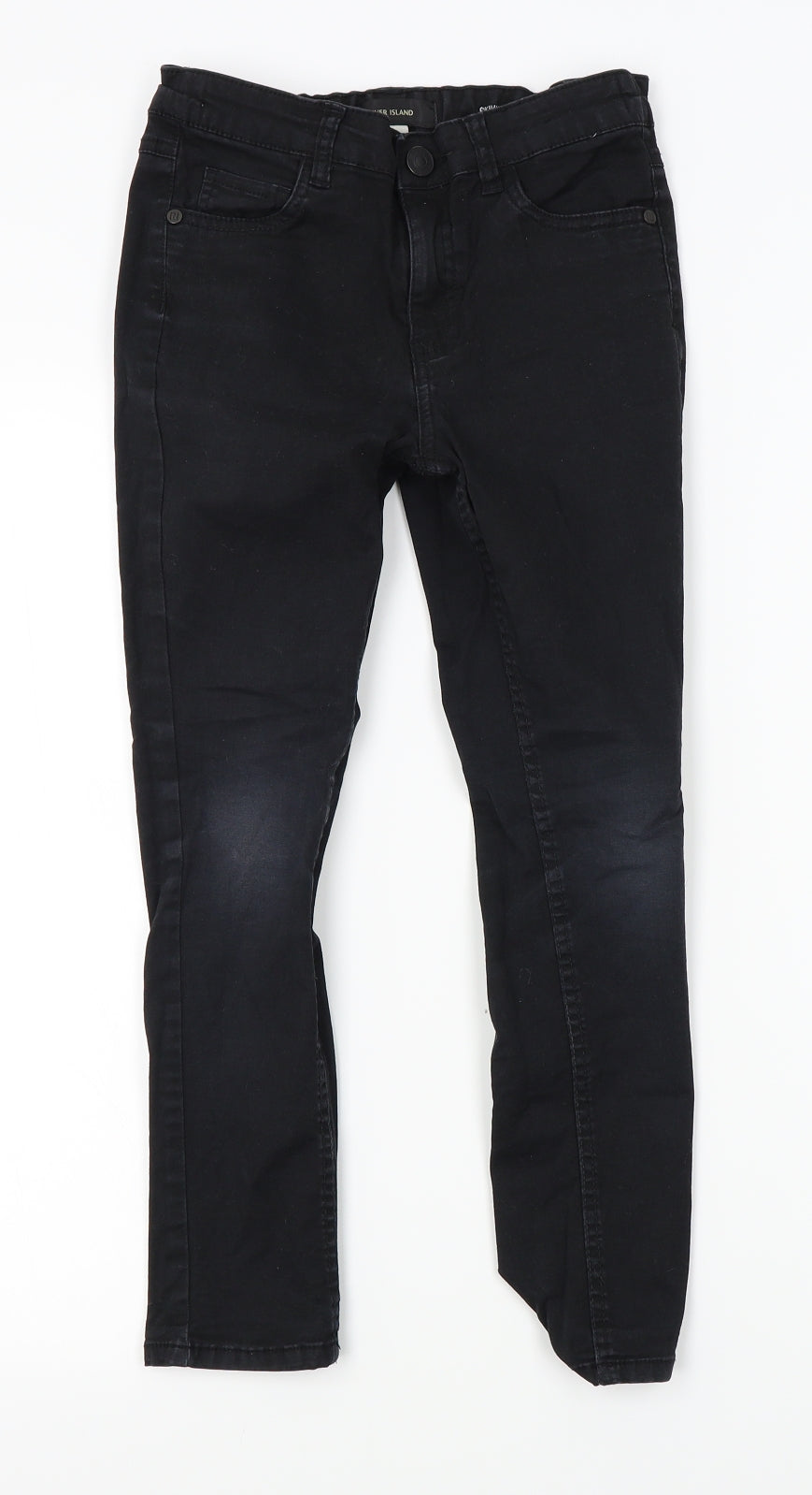 River Island Girls Black   Skinny Jeans Size 8 Years