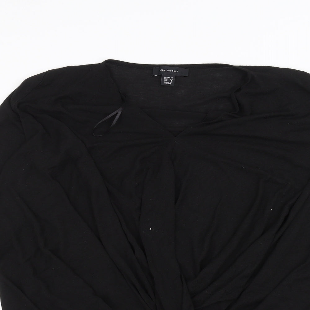 Atmosphere Womens Black   Basic Blouse Size 12