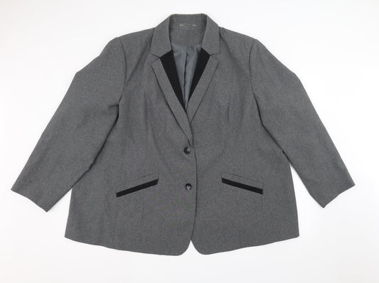 Mens UK Size 44 Preworn Regular Grey Suit Jacket