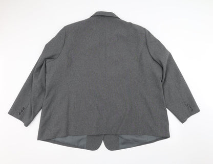 Mens UK Size 44 Preworn Regular Grey Suit Jacket