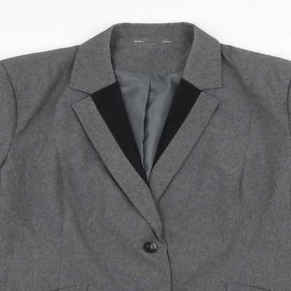 Mens UK Size 44 Preworn Regular Grey Suit Jacket