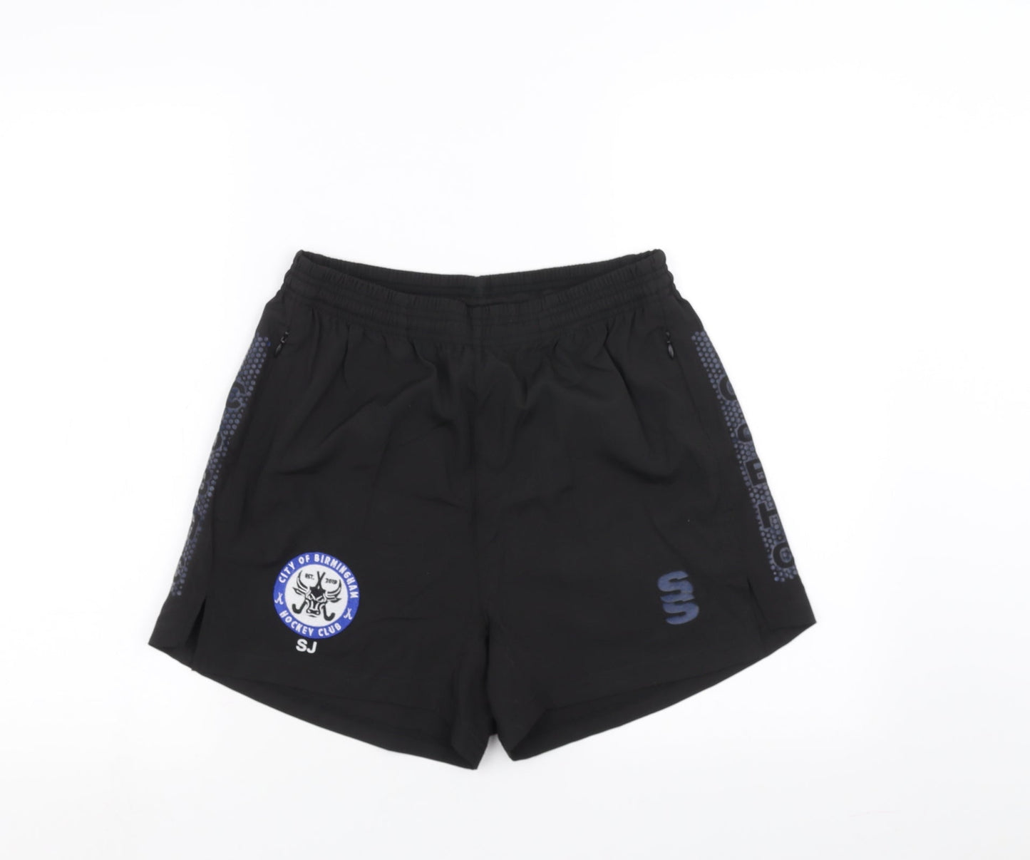 Preworn Womens Black   Sweat Shorts Size S - Birmingham Hockey club