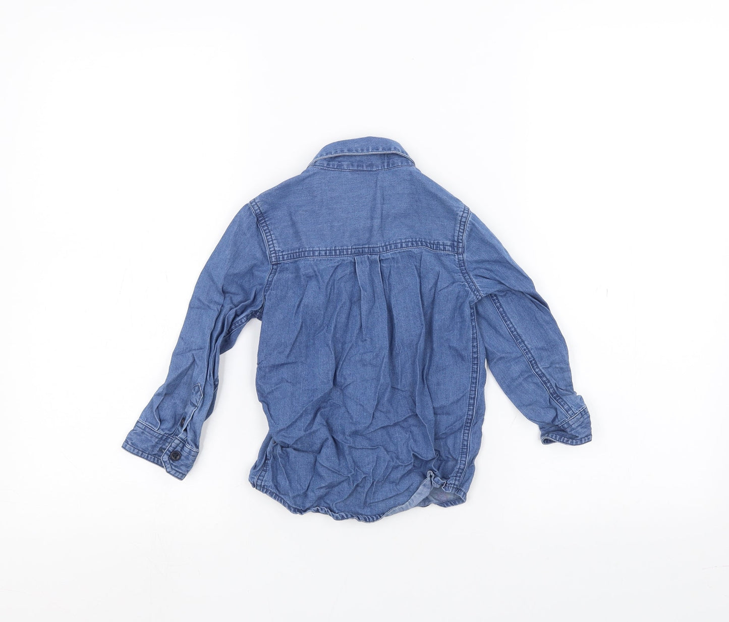 NEXT Girls Blue   Basic Polo Size 2-3 Years