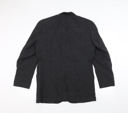 Mens UK Size 38 Preworn Regular Grey Suit Jacket