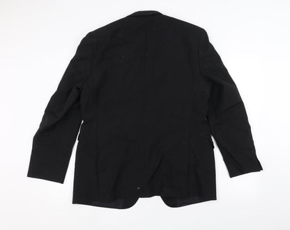 Mens UK Size 38 Preworn Regular Black Suit Jacket