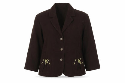 Womens UK Size 16 Studio Brown Jacket