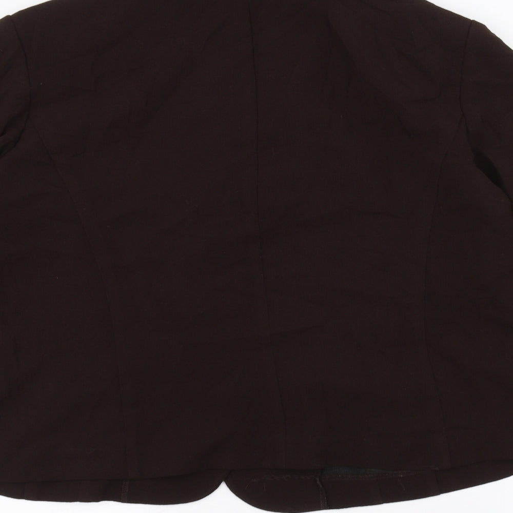 Womens UK Size 16 Studio Brown Jacket