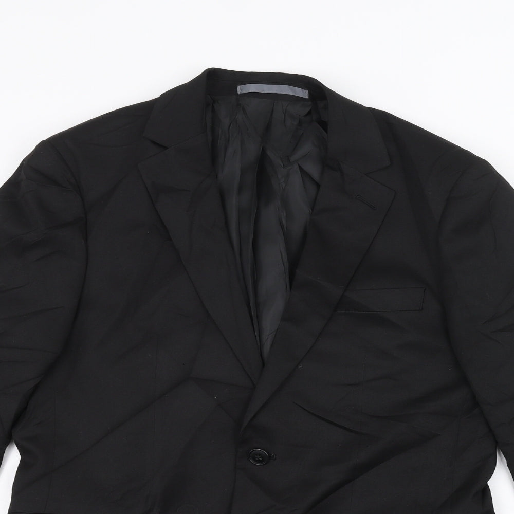 Mens UK Size 38 Marks and Spencer Regular Black Suit Jacket
