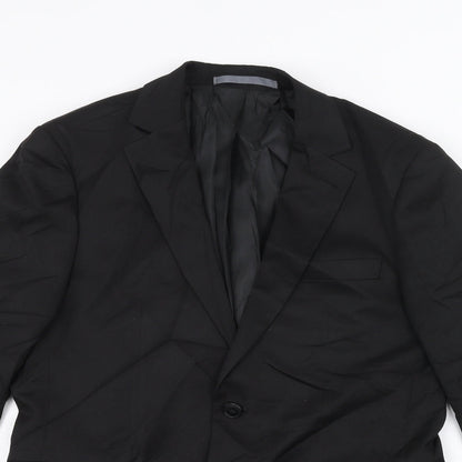 Mens UK Size 38 Marks and Spencer Regular Black Suit Jacket