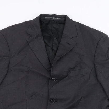 F.lli Cerutti Mens Grey   Jacket Suit Jacket Size 38
