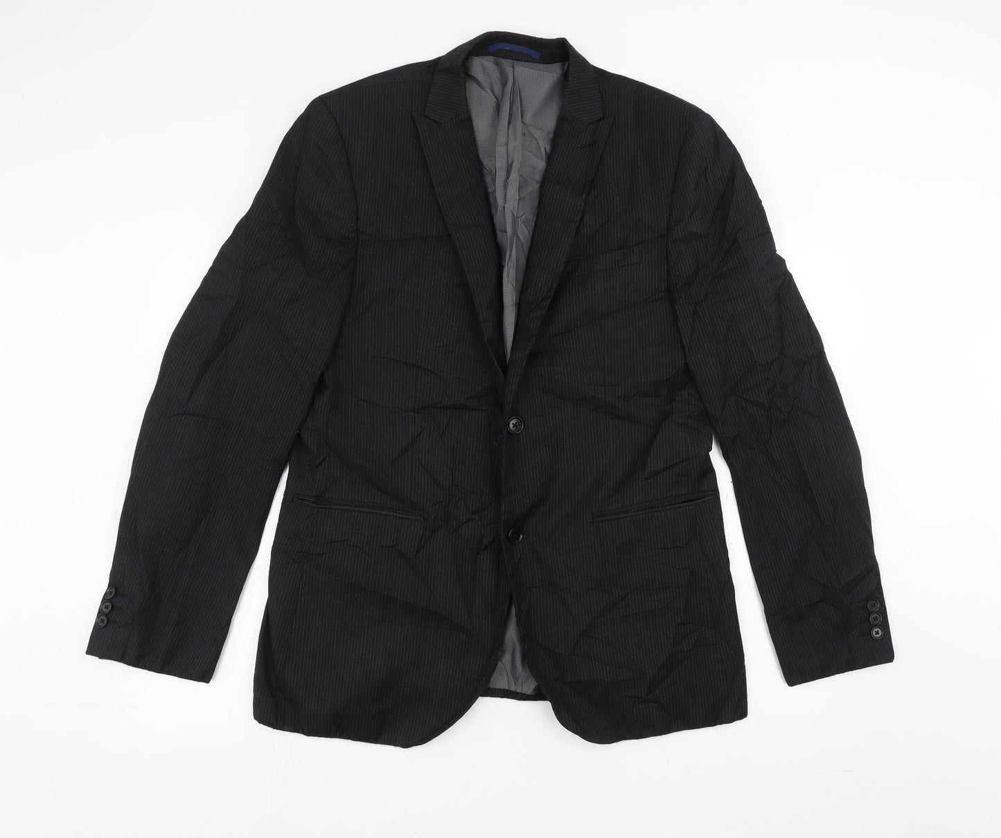 Mens UK Size 42 NEXT Regular Black Suit Jacket