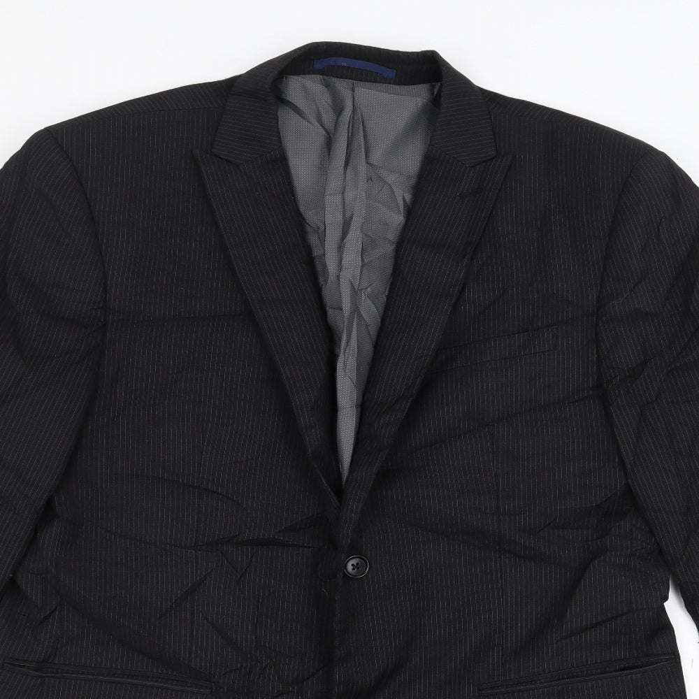 Mens UK Size 42 NEXT Regular Black Suit Jacket