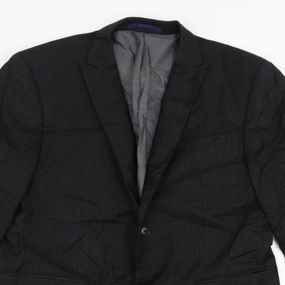 Mens UK Size 42 NEXT Regular Black Suit Jacket