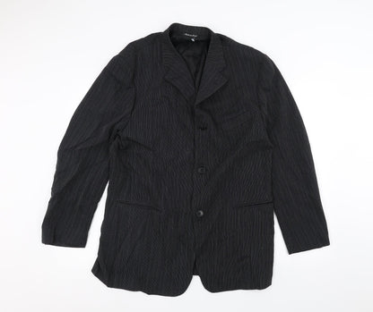 Mens UK Size 42 Preworn Black Jacket