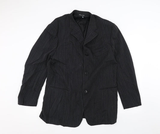 Mens UK Size 42 Preworn Black Jacket