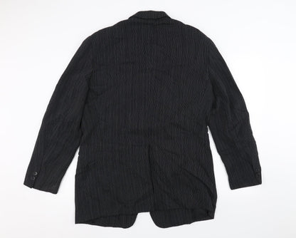 Mens UK Size 42 Preworn Black Jacket