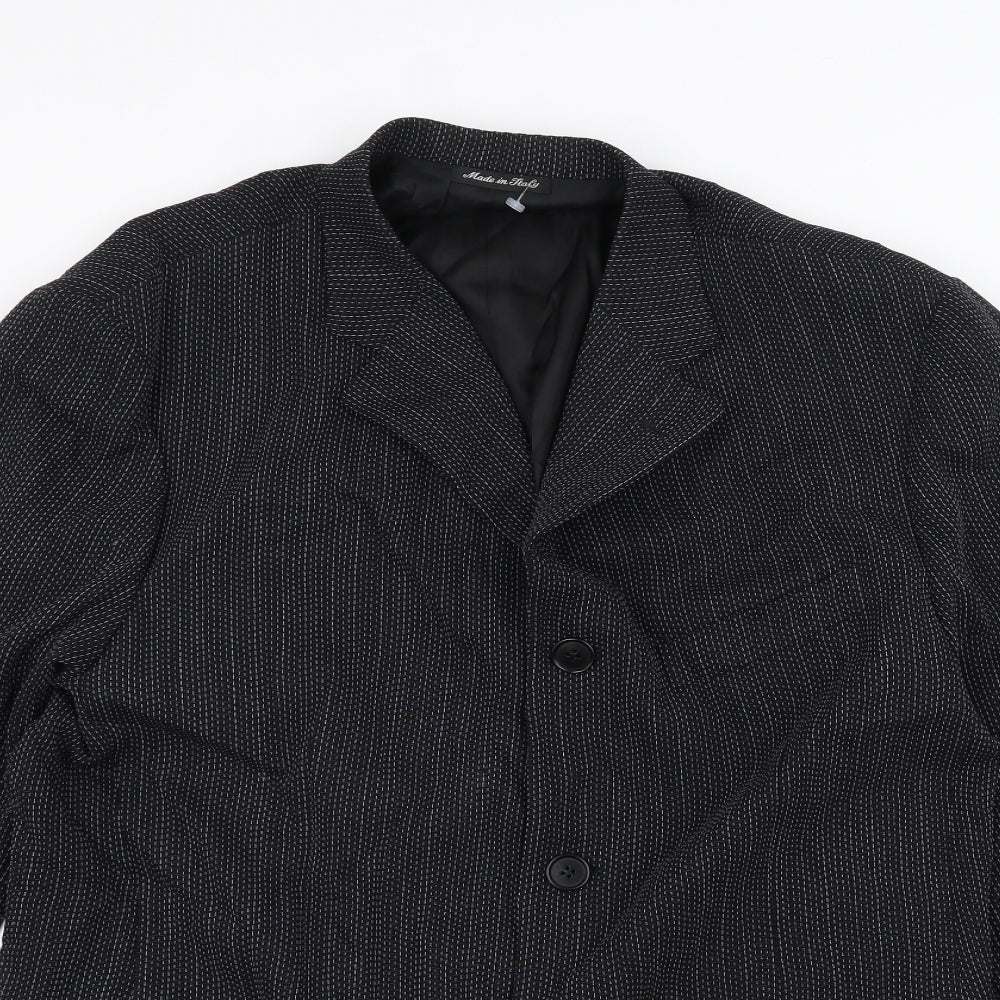 Mens UK Size 42 Preworn Black Jacket
