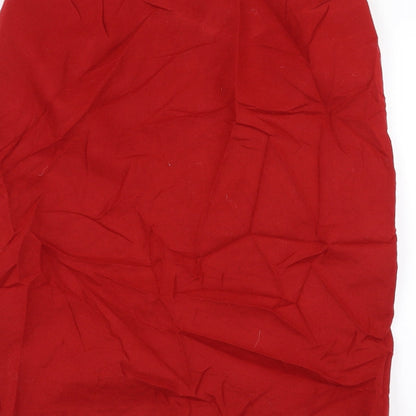 Marcelle griffon Womens Red   A-Line Skirt Size 14