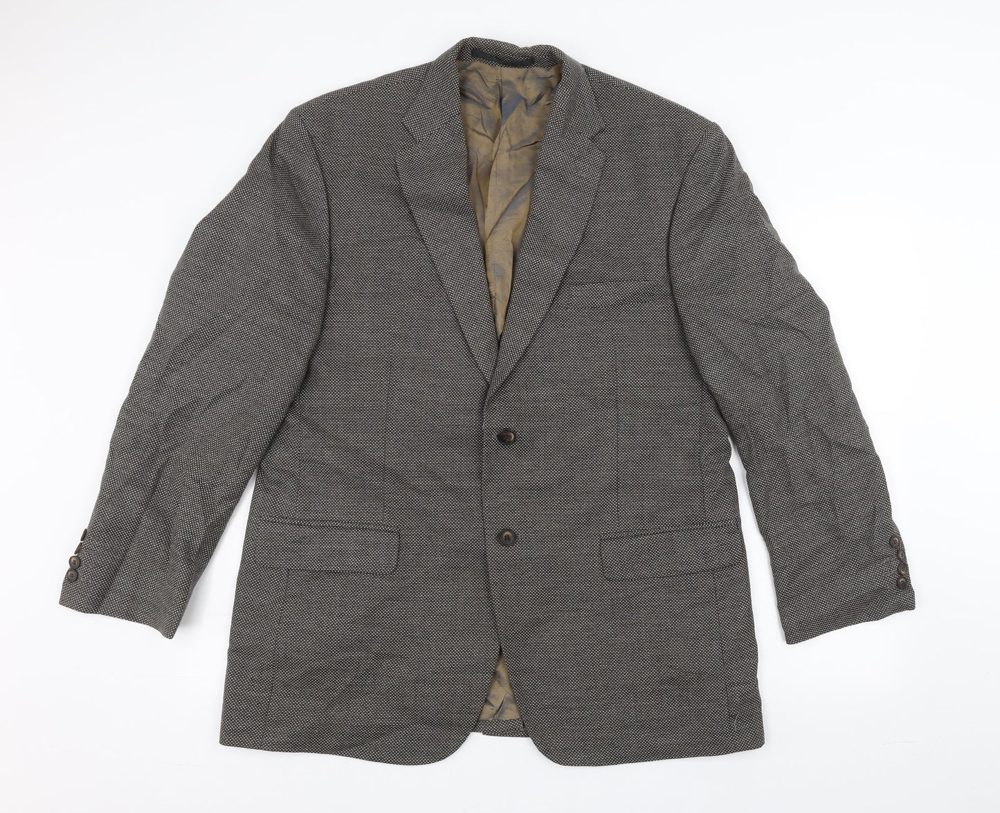 Mens UK Size 42 Marks and Spencer Regular Brown Suit Jacket