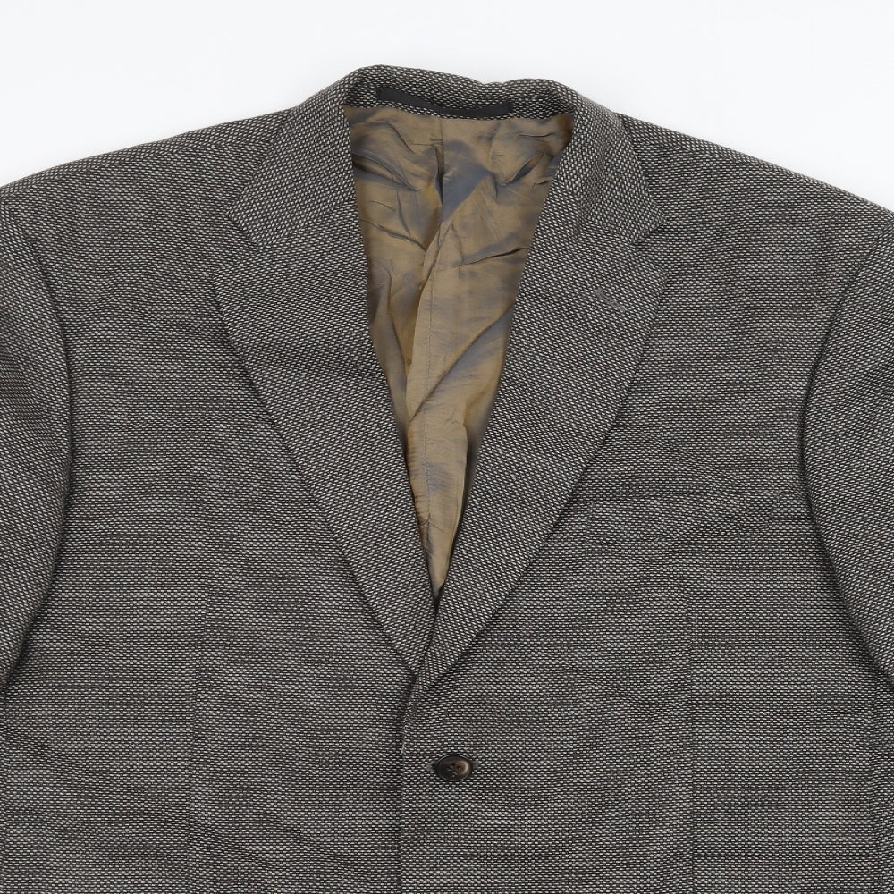 Mens UK Size 42 Marks and Spencer Regular Brown Suit Jacket