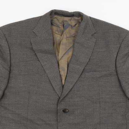 Mens UK Size 42 Marks and Spencer Regular Brown Suit Jacket