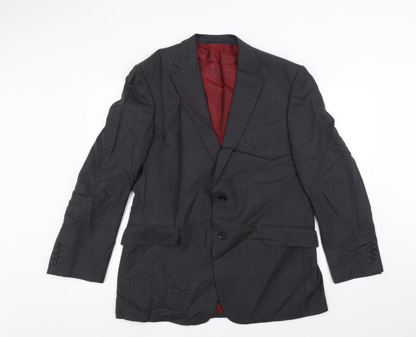 Mens UK Size 42 Marks and Spencer Regular Black Suit Jacket
