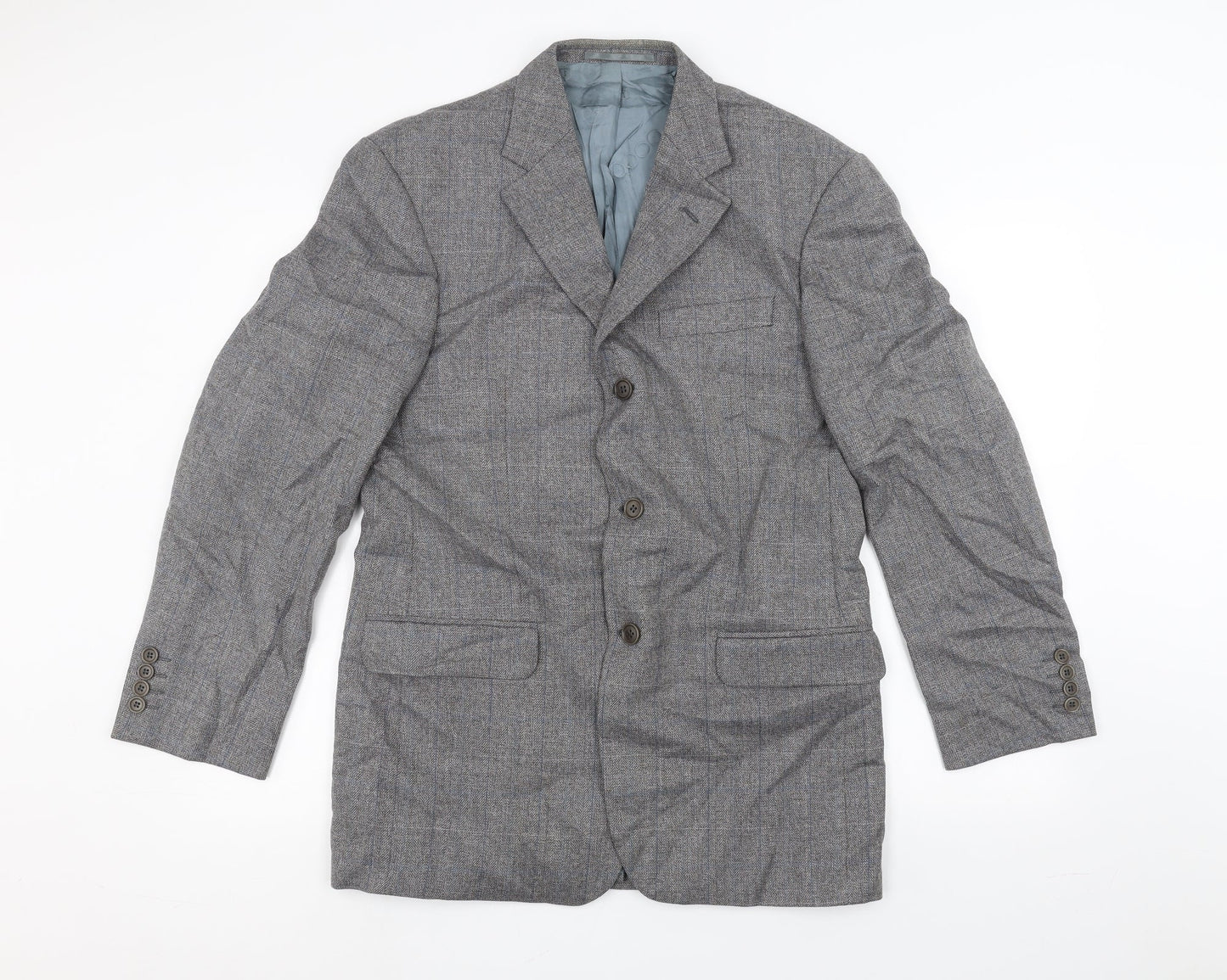 Mens UK Size 38 Marks and Spencer Regular Grey Suit Jacket
