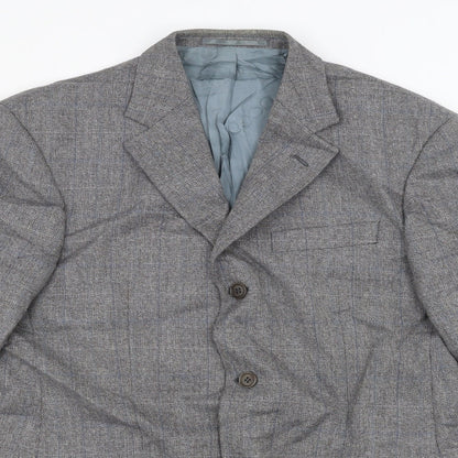 Mens UK Size 38 Marks and Spencer Regular Grey Suit Jacket