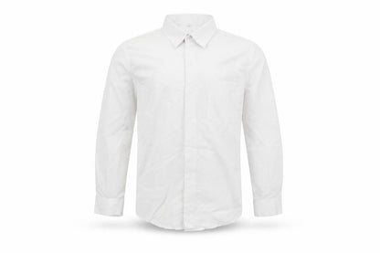 Preworn Boys White   Basic Button-Up Size 9 Years