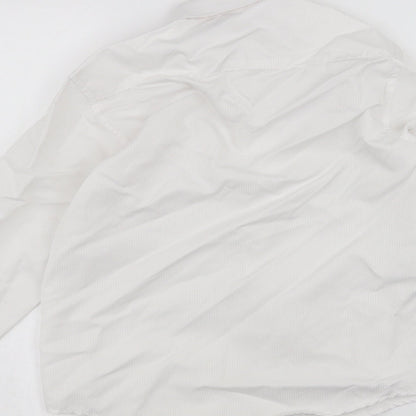 Preworn Boys White   Basic Button-Up Size 9 Years