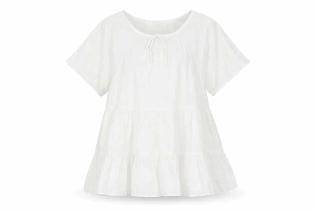Womens UK Size 8 ASOS White Basic T-Shirt
