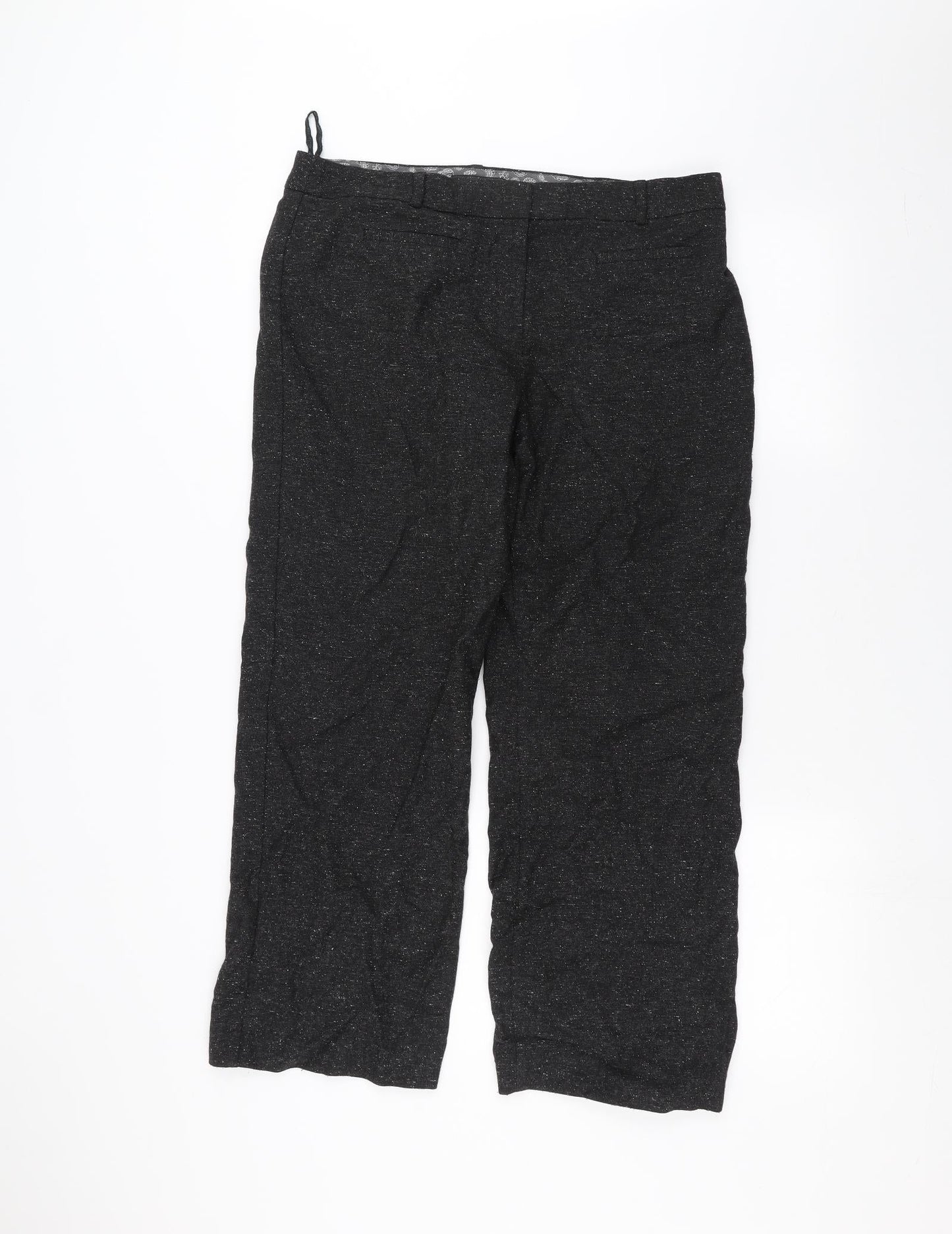 Marks and Spencer Womens Black   Trousers  Size 14 L25 in